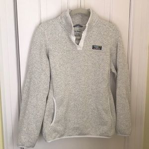 Ll Bean snap sweater